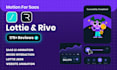 create web animation , lottie, rive GIF
