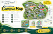 create custom campus map, facility map university map and school navigation map