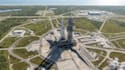 do 3d rocket launch pads, spaceports and aerospace facilities renders