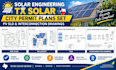la engineering tx solar city permit plans set, pv sld interconnection drawings