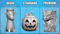 sculpt custom 3d printable models, miniatures and decor