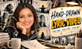 create hand drawn lyric video with custom animation