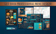 desgin a editable restaurant menu, menu board, food flyer,