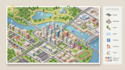 design 3d vector map, isometric map, event map, location map and custom map