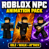 create roblox npc, boss, monster and creature animations