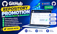 do github repository promotion for organic reach and engagement