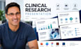 design clinical trial presentation, clinical research deck, medical study slides