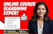 build online course tutor lms elearning website design learndash lms website