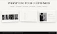 create a modern wedding website with rsvp