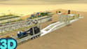 create 3d oil gas drilling rig and industrial engineering animation