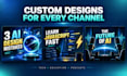 design youtube thumbnails for faceless tech and ai channels