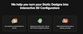 develop 3d ecommerce product real time pricing and quotation configurator system