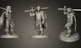 create custom 3d printable character figures, toys, action figures and stl model