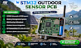 do stm32 outdoor sensor pcb, battery management, bga routing and iot
