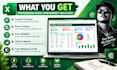 create custom excel spreadsheets, templates and trackers