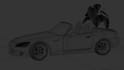 create hard surface automotive 3d models in blender