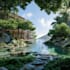 design amazing fantasy landscape