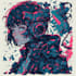 make cyberpunk illustration anime for poster music cover