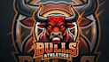 create modern bull head mascot logo with unique concepts
