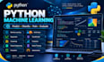 do python data analysis, machine learning, ai, etl, nlp and data visualization