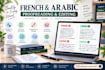 edit and proofread french and arabic