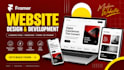design framer website, framer landing page framer website design