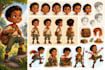design childrens book characters with pose and expression sheets