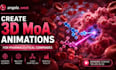 create 3d moa animations for pharmaceutical companies