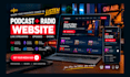 build a podcast and online radio website with live stream