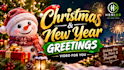 make a christmas and new year greetings video for you