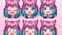 twitch emotes,stream overlay,twitch stream overlay,animated twitch overlay,chibi