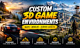create custom 3d game environments, maps, worlds and server assets