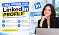 optimize your linkedin profile, write summary, bio and design banner