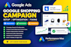 setup google shipping campaign max optimization fixing segmentation disapproval