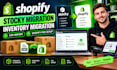 fix shopify stocky migration inventory migration, csv import, shopify pos setup