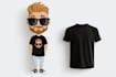 design classic cartoon vector t shirt