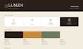 design a modern minimalist logo with brand style guide in canva