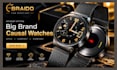design luxury watch shopify store watch website  shopify design