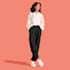 create custom flat character illustrations