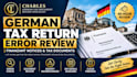 review german tax return errors, finanzamt notices and tax documents