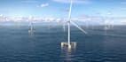 create 3d industrial animation engineering offshore wind turbine floating video