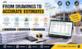 do quantity takeoff, material takeoff, construction cost estimation