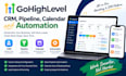 setup gohighlevel CRM, pipeline, calendar and automation