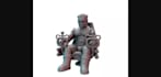 create 3d articulated action figure custom toy miniature figurine
