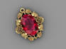 create 3d jewelry modeling and realistic 3d rendering