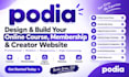 develop build podia online course membership creator website podia expert