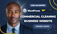 create professional cleaning website, pressure washing, window cleaning website