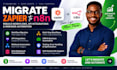 migrate zapier to n8n, rebuild workflows, API integrations webhook automation