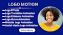 create logo animation, motion design, animated and reveal
