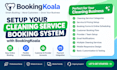 build a cleaning service website with bookingkoala  booking system